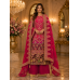 Royal Rani Pink Braso Designer Crape Unstitched Suit Set