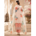 Peach Blossom Jakhat Designer Unstitched Suit Set