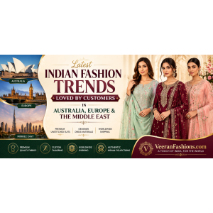 Latest Indian Fashion Trends Loved by Customers in Australia, Europe & the Middle East