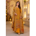 Royal Mustard Heritage Embroidered Crape Unstitched Suit Set