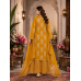 Mustard Glow Cotton Unstitched Suit with Pure Chiffon Dupatta