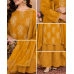 Mustard Glow Cotton Unstitched Suit with Pure Chiffon Dupatta