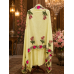 Lemon Blossom Floral Mal Cotton Unstitched Suit Set