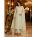 Mint Blossom Mal Cotton Unstitched Suit with Elegant Embroidery