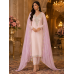 Blush Pink Giraffe Designer Unstitched Suit with Pure Chenon Dupatta Blush Pink Giraffe Designer Unstitched Suit with Pure Chenon Dupatta