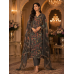 Midnight Botanical Barbari Unstitched Suit Set