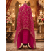 Royal Rani Pink Paisley Crape Unstitched Suit with Pure Chiffon Dupatta