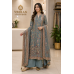 Sage Mist Floral Georgette Unstitched Suit Set