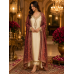 Royal Ivory Wine Velvet Shimmer Unstitched Suit Set Royal Ivory Wine Velvet Shimmer Unstitched Suit Set