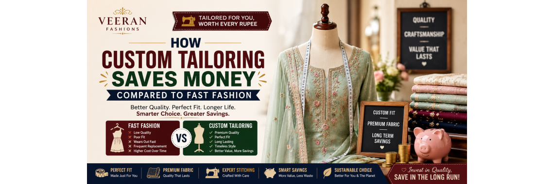 How Custom Tailoring Saves Money Compared to Fast Fashion