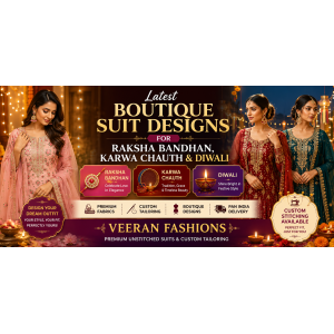 Latest Boutique Suit Designs for Raksha Bandhan, Karwa Chauth & Diwali