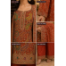 Rust Royale Paisley Unstitched Crape Suit with Pure Chiffon Dupatta