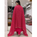 Royal Gajri Chenon Embroidered Unstitched Suit with Designer Dupatta