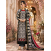 Midnight Ivory Maheshwari Cotton Unstitched Suit Set with Artistic Maheshwari Dupatta