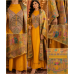 Royal Mustard Heritage Pure Opada Unstitched Suit with Butter Silk Dupatta