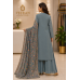 Sage Mist Floral Georgette Unstitched Suit Set