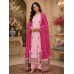 Rosy Bloom Jamdani Unstitched Dress Material