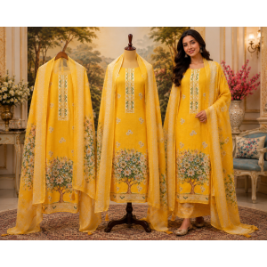 Sunshine Bloom Lilan Unstitched Dress Material