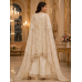 Ivory Paisley Heritage Unstitched Crape Suit with Pure Chiffon Dupatta