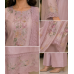 Blush Rose Pure Maslin Self Print Unstitched Suit with Appliqué Patch Work Blush Rose Pure Maslin Self Print Unstitched Suit with Appliqué Patch Work