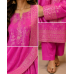 Royal Fuchsia Banarasi Dola Silk Unstitched Suit with Woven Dupatta Royal Fuchsia Banarasi Dola Silk Unstitched Suit with Woven Dupatta
