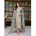Silver Mist Banarasi Jakhat Unstitched Suit Set with Premium Banarasi Dupatta Silver Mist Banarasi Jakhat Unstitched Suit Set with Premium Banarasi Dupatta