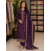 Royal Amethyst Banarasi Silk Unstitched Suit Set Royal Amethyst Banarasi Silk Unstitched Suit Set