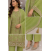 Pistachio Green Embroidered Organza Unstitched Suit Set Pistachio Green Embroidered Organza Unstitched Suit Set