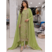 Pistachio Green Embroidered Organza Unstitched Suit Set Pistachio Green Embroidered Organza Unstitched Suit Set