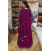 Royal Plum Embroidered Georgette Stitched Anarkali Suit Set Royal Plum Embroidered Georgette Stitched Anarkali Suit Set