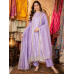 Lavender Luxe Pure Shimmer Mirror Work Unstitched Suit Set Lavender Luxe Pure Shimmer Mirror Work Unstitched Suit Set