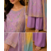 Royal Lavender Crape Unstitched Suit Set with Heavy Pure Chiffon Dupatta Royal Lavender Crape Unstitched Suit Set with Heavy Pure Chiffon Dupatta