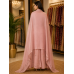 Rose Blush Crush Shimmer Unstitched Suit Set with Mirror Work Dupatta Rose Blush Crush Shimmer Unstitched Suit Set with Mirror Work Dupatta