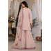 Blush Blossom Floral Glass Organza Semi-Stitched Sharara Garara Suit Set Blush Blossom Floral Glass Organza Semi-Stitched Sharara Garara Suit Set