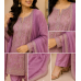 Lavender Royale Organza Unstitched Suit Set Lavender Royale Organza Unstitched Suit Set