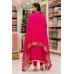 Royal Magenta Dola Silk Designer Unstitched Suit Set Royal Magenta Dola Silk Designer Unstitched Suit Set