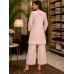 Blush Bloom Embroidered Cotton Stitched Co-Ord Set Blush Bloom Embroidered Cotton Stitched Co-Ord Set