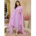 Blush Royale Organza Unstitched Suit Set Blush Royale Organza Unstitched Suit Set