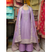 Lavender Royale Crush Shimmer Unstitched Banarasi Suit Set