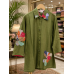 Olive Blossom Maheshwari Silk Stitched Co-Ord Set Olive Blossom Maheshwari Silk Stitched Co-Ord Set