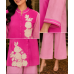 Blush Bloom Cotton Stitched Co-Ord Set Blush Bloom Cotton Stitched Co-Ord Set