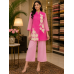 Blush Bloom Cotton Stitched Co-Ord Set Blush Bloom Cotton Stitched Co-Ord Set