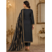 Midnight Noir Glass Unstitched Suit Set Midnight Noir Glass Unstitched Suit Set