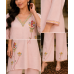 Blush Bloom Embroidered Cotton Stitched Co-Ord Set Blush Bloom Embroidered Cotton Stitched Co-Ord Set