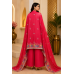 Radiant Red Chenon Unstitched Suit Set with Elegant Chenon Dupatta Radiant Red Chenon Unstitched Suit Set with Elegant Chenon Dupatta