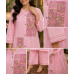 Blush Pink Cotton Heritage Stitched Co-Ord Set Blush Pink Cotton Heritage Stitched Co-Ord Set