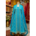 Azure Regal Chenon Unstitched Suit Set