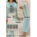 Aqua Bloom Lilan Unstitched Suit Set Aqua Bloom Lilan Unstitched Suit Set