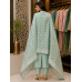 Mint Aura Jamdani Silk Unstitched Suit Set Mint Aura Jamdani Silk Unstitched Suit Set