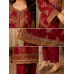 Royal Ruby Floral Crape Unstitched Suit Set Royal Ruby Floral Crape Unstitched Suit Set